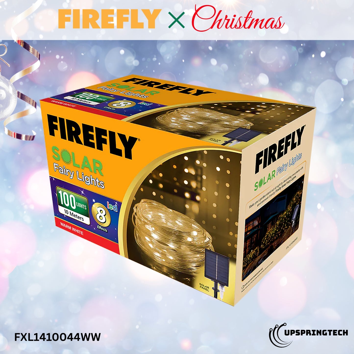 Firefly LED Christmas String Lights – 10 Meters (Connectable, Indoor Use)